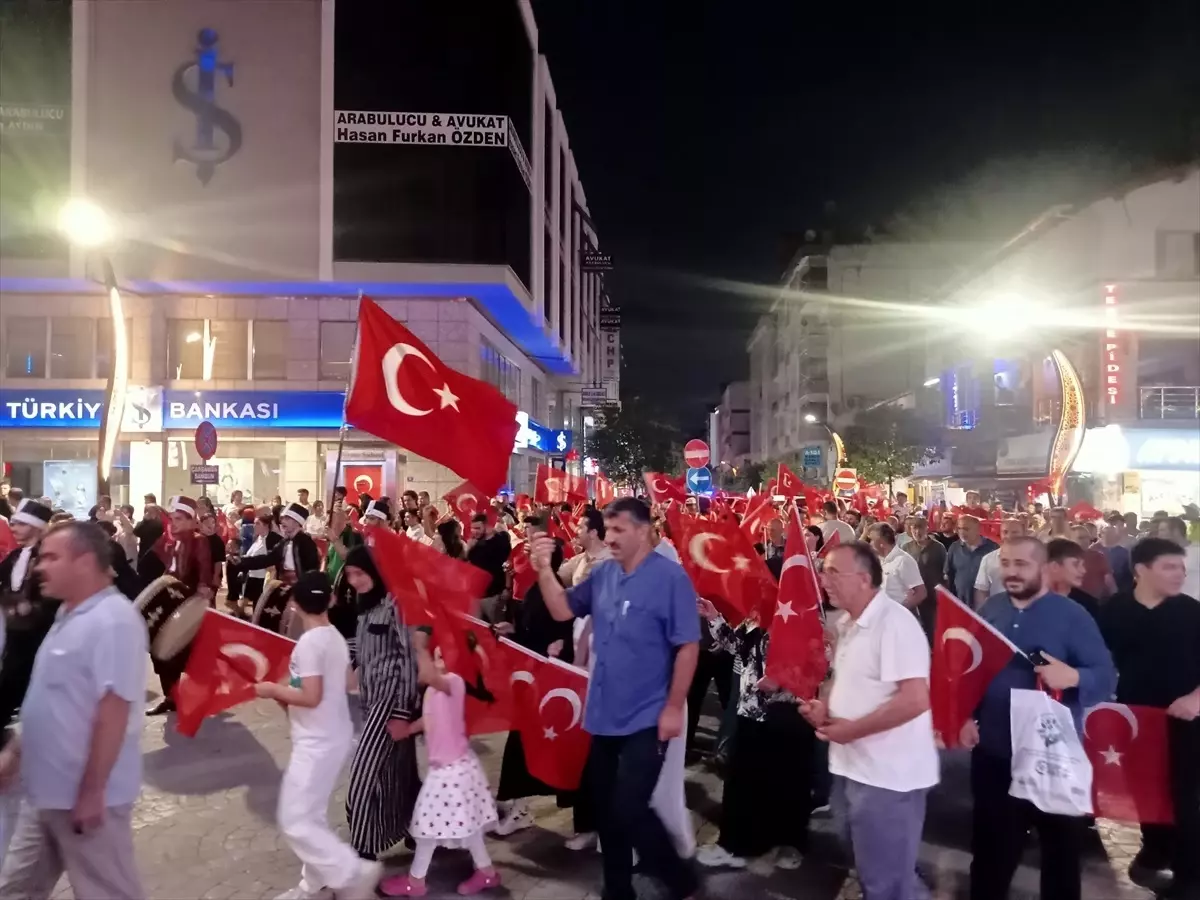 Terme\'de 15 Temmuz Demokrasi ve Milli Birlik Günü Etkinliği Düzenlendi