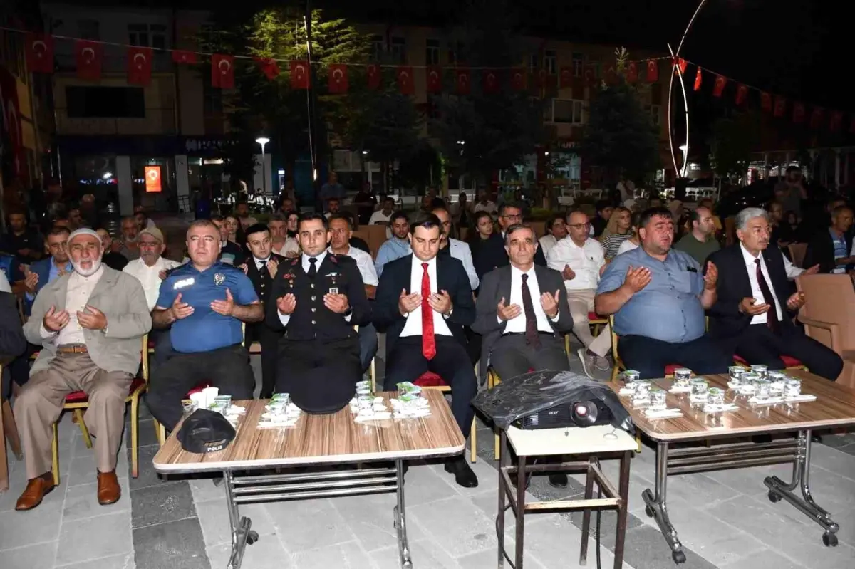 Tomarza\'da 15 Temmuz Demokrasi ve Milli Birlik Günü Anma Etkinlikleri