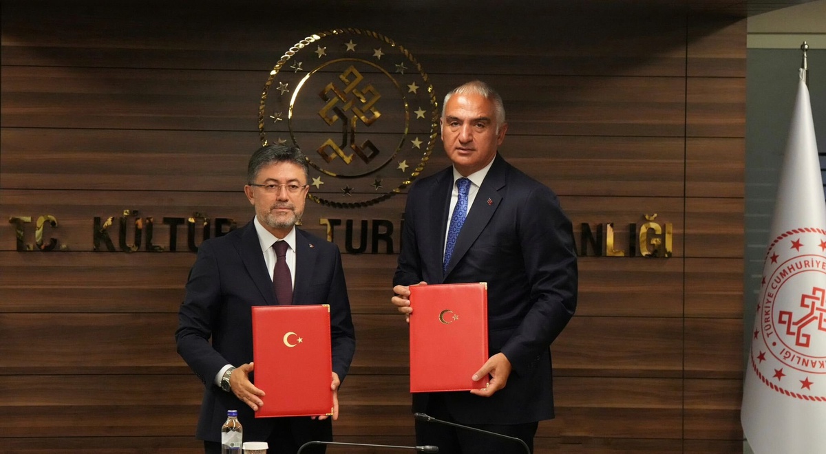 Kültür ve Turizm Bakanı ile Tarım ve Orman Bakanı, Su Verimliliği Seferberliği İşbirliği Protokolü\'nü İmzaladı