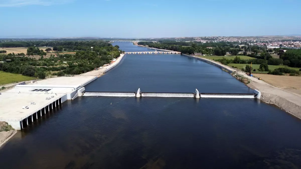 Edirne\'de Tarım Alanlarının Sulama Suyu Sıkıntısı Yaşanıyor