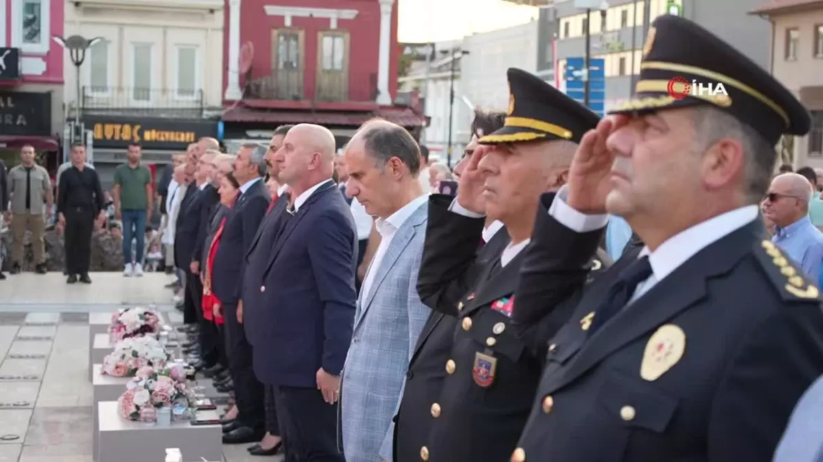 Edirne\'de 15 Temmuz Demokrasi ve Milli Birlik Günü