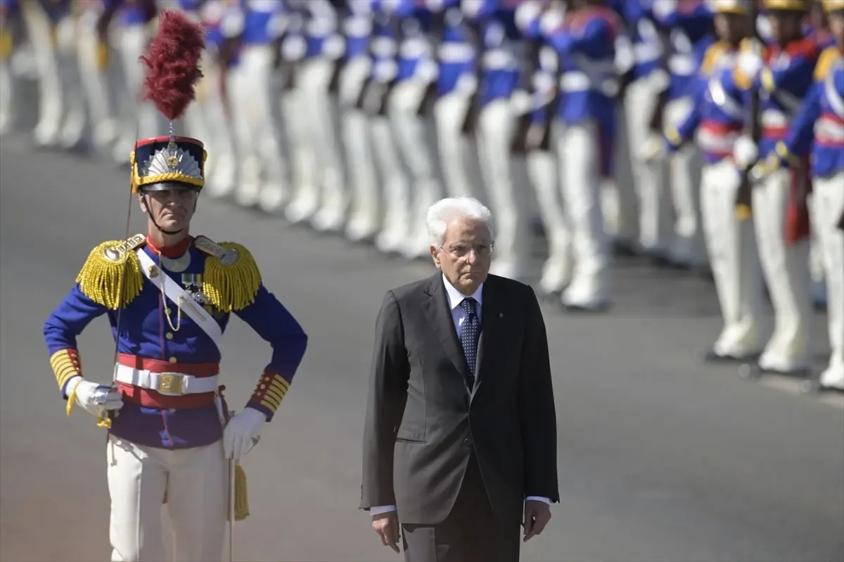 İtalya Cumhurbaşkanı Sergio Mattarella, Brezilya Devlet Başkanı Lula da Silva ile bir araya geldi