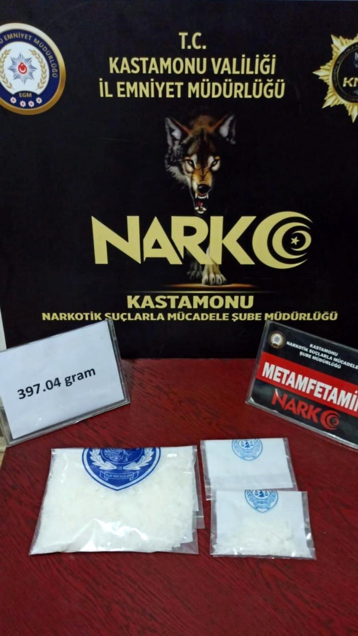 Kastamonu\'da Uyuşturucu Operasyonu: 397 Gram Metamfetamin Ele Geçirildi