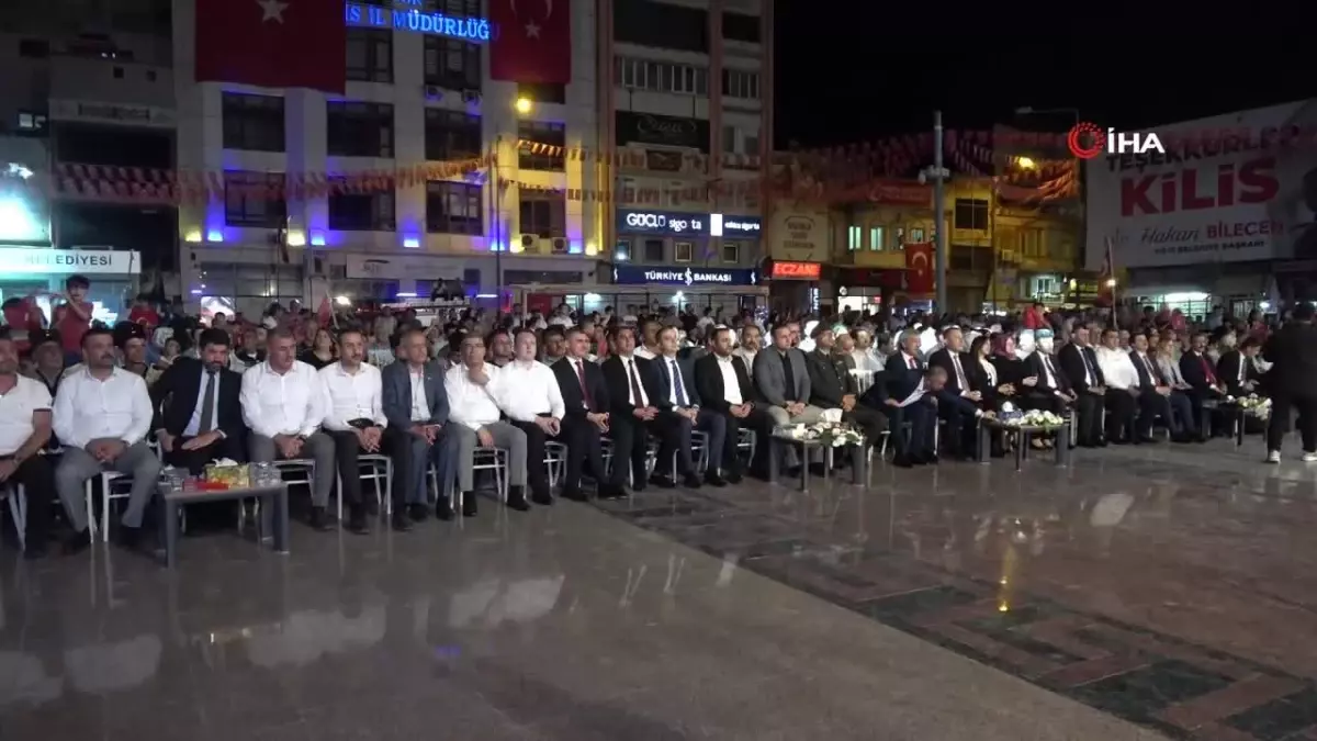 Kilis\'te 15 Temmuz nöbetine yoğun ilgi