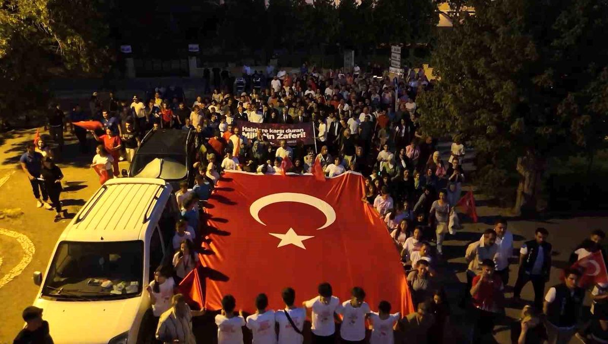 Kırıkkale\'de 15 Temmuz Ruhu Mehter Takımı Eşliğinde Yaşatıldı