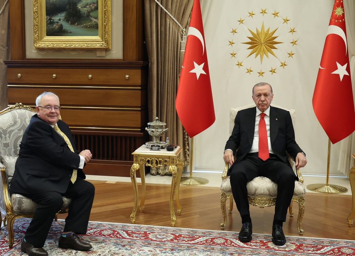 Cumhurbaşkanı Erdoğan, İrlanda Meclis Başkanı Sean O Fearghail ile görüştü