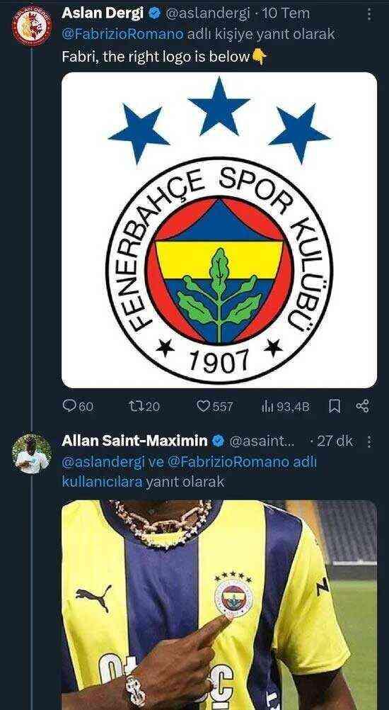 İlk günden tartışmalara dahil oldu! Allan Saint-Maximin'den Galatasaray ve Trabzonspor taraftarlarına olay yanıt