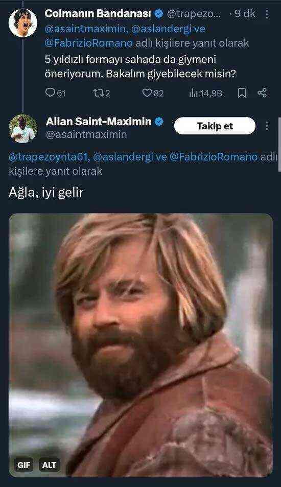 İlk günden tartışmalara dahil oldu! Allan Saint-Maximin'den Galatasaray ve Trabzonspor taraftarlarına olay yanıt