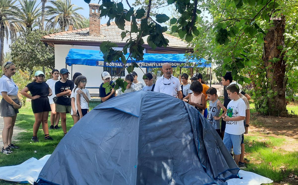 Muratpaşa Belediyesi Zeytinpark\'ta Doğa Kampı Düzenliyor
