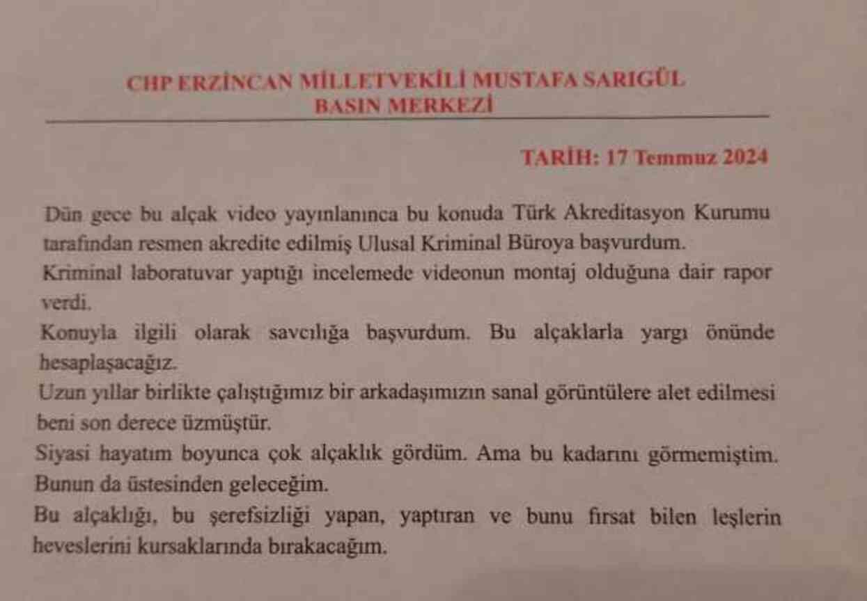 Mustafa Sarıgül'den yeni açıklama: Leşlerin heveslerini kursaklarında bırakacağım