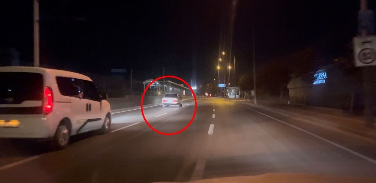 Bursa\'da Polis Takibi Sonucu Kaçan Otomobil Yakalandı