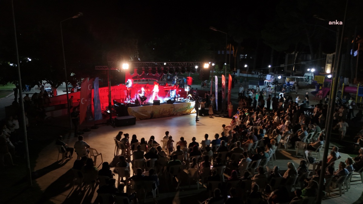 Aydın Büyükşehir Belediyesi Yaz Konserleri Germencik\'te Devam Ediyor