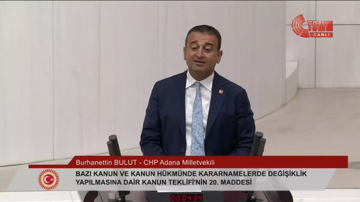 CHP Milletvekili Bulut, Meclis\'te geçim sorununa çözüm çağrısı yaptı