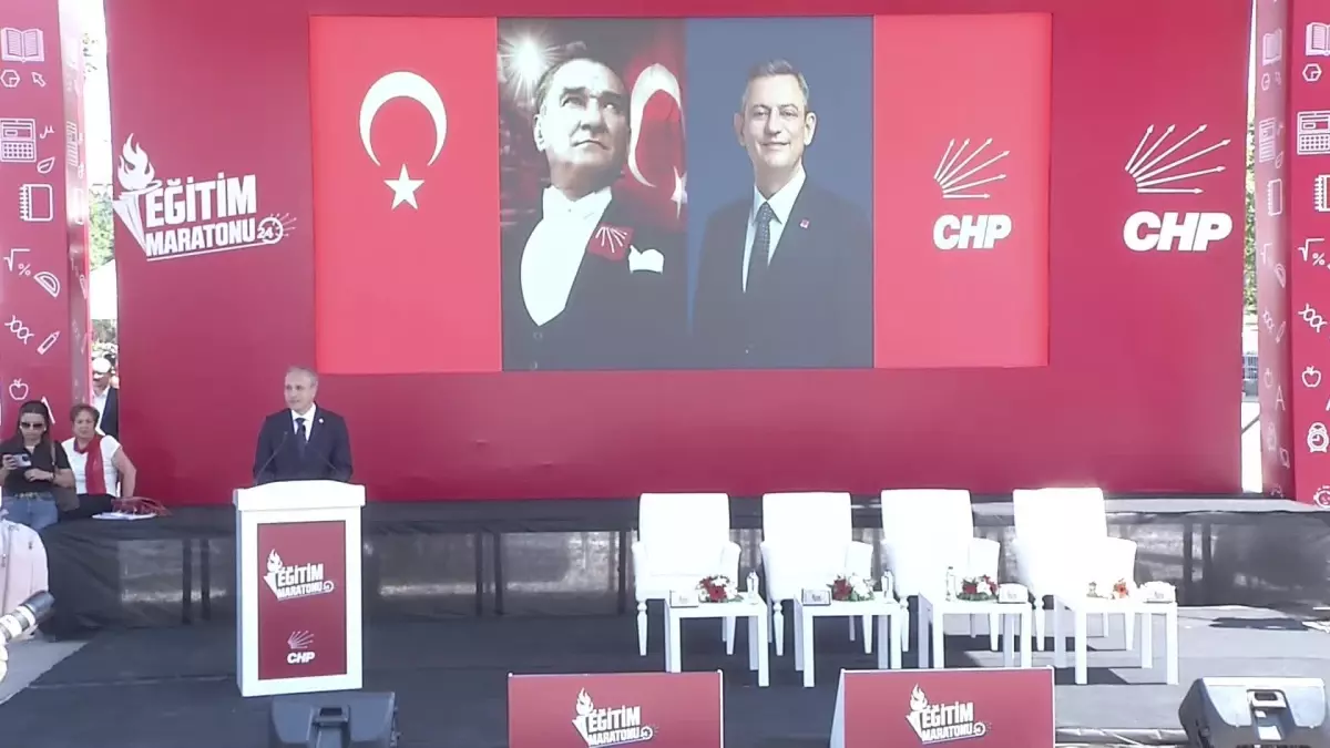 CHP Eğitim Maratonu\'nda Eğitim Sorunlarına Dikkat Çekti