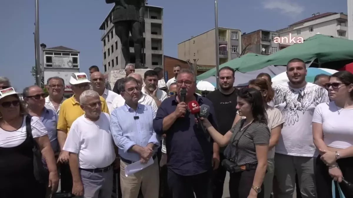 CHP Rize İl Örgütü, ÇAYKUR\'un çay alım politikasını protesto etti