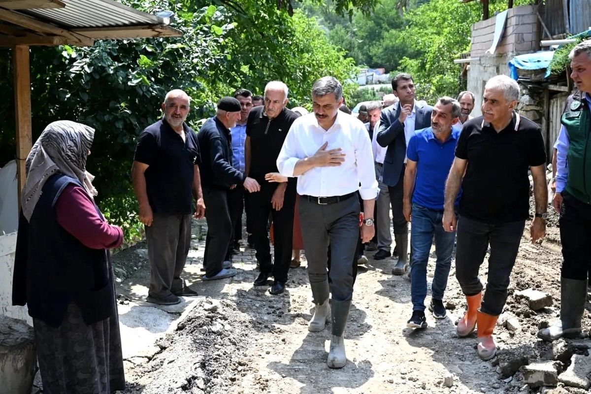 Erzurum\'da Sel Felaketi: Yaralar En Kısa Zamanda Sarılacak