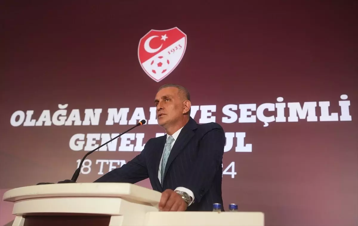 TFF\'nin yeni başkanı İbrahim Hacıosmanoğlu, teşekkür konuşması yaptı Açıklaması