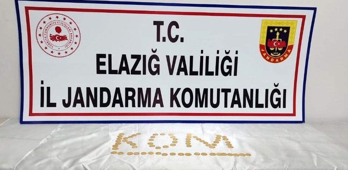 Elazığ\'da 70 Adet Sikke Ele Geçirildi