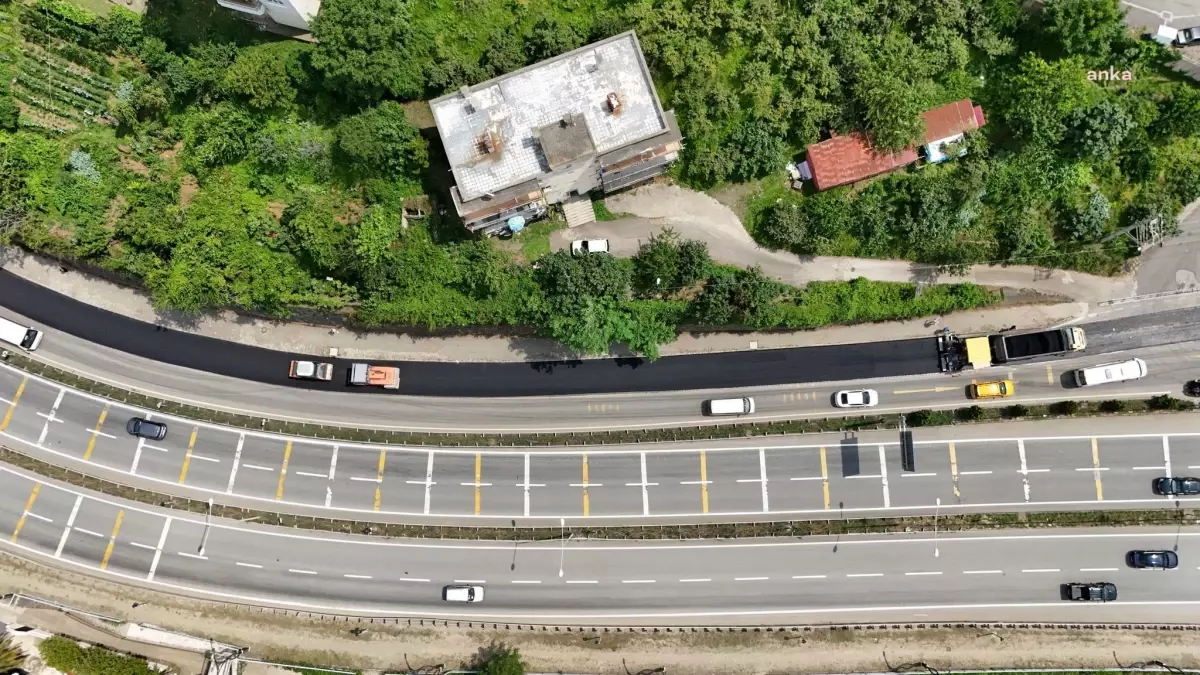 Giresun Belediyesi Temizlik ve Asfaltlama Çalışmalarına Devam Ediyor