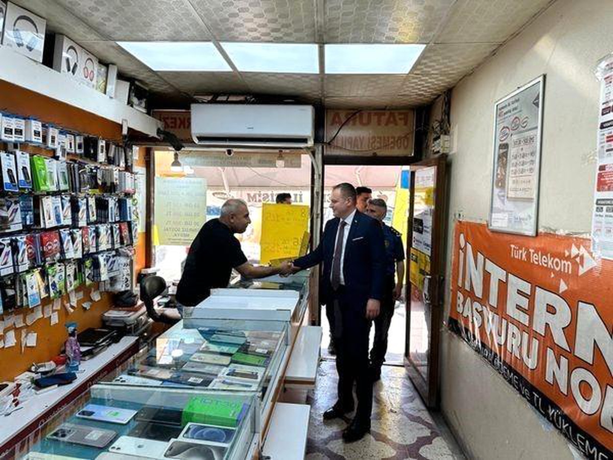 Muş Bulanık Kaymakamı Esnafı Ziyaret Etti