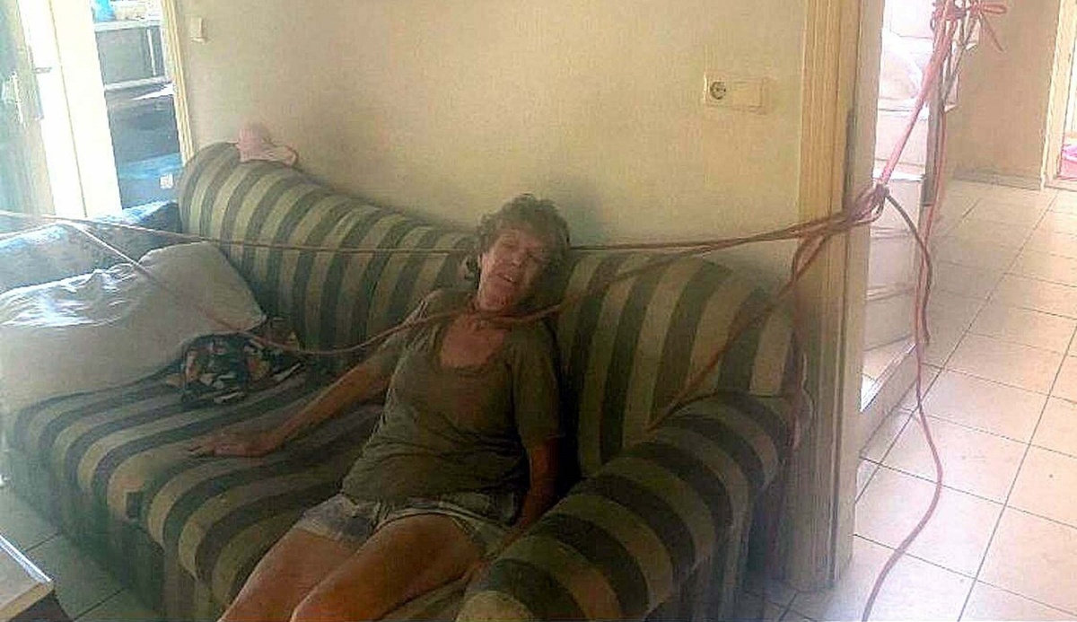 KADES\'ten gelen ihbar! Polis yaşlı kadını boynundan ve ayaklarından bağlanmış halde buldu