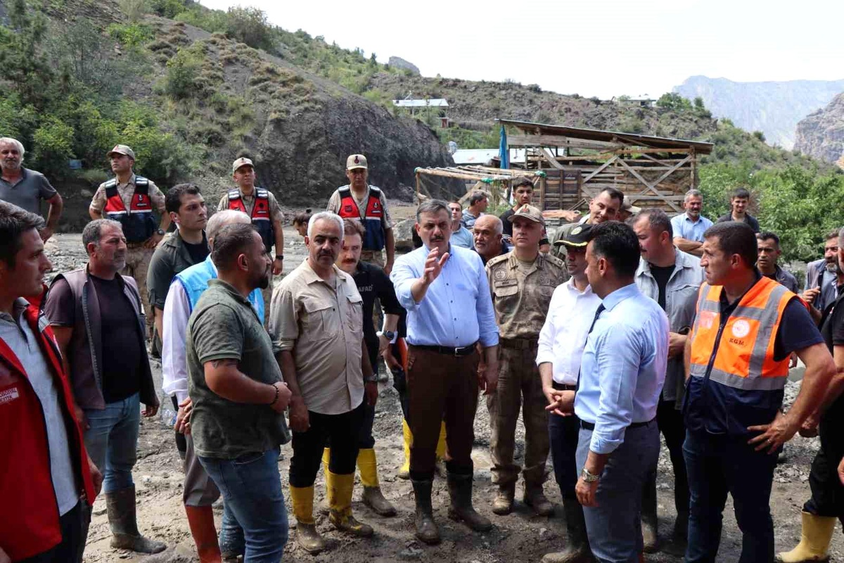 Erzurum\'da sel felaketinden etkilenen bölgelerin değerlendirmesi yapıldı
