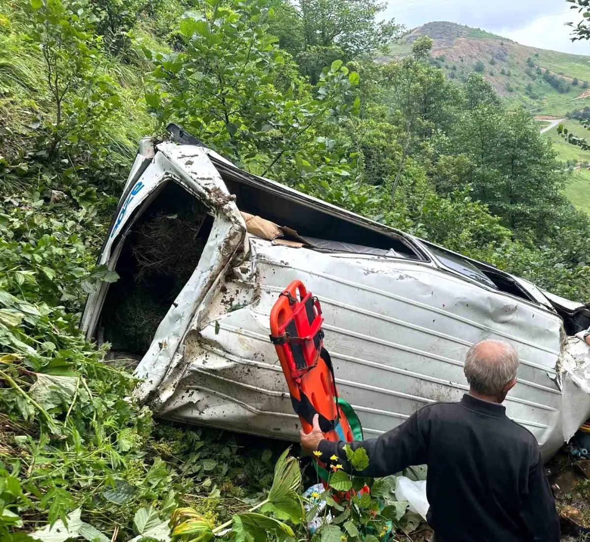 Trabzon\'da trafik kazası: 2 kişi yaralandı