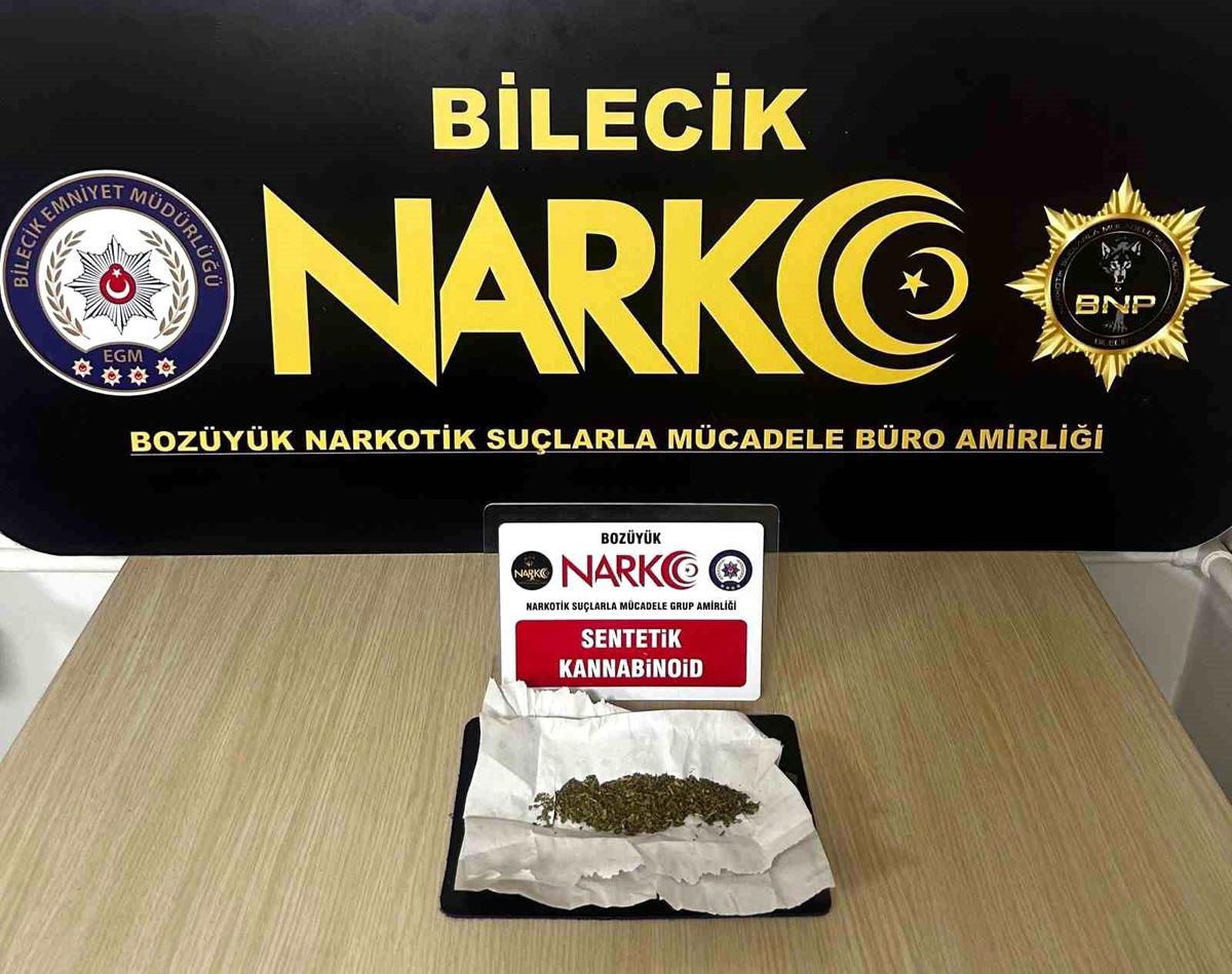Bozüyük\'te Uyuşturucu Operasyonu: Şüphelinin Üzerinde Bonzai Ele Geçirildi
