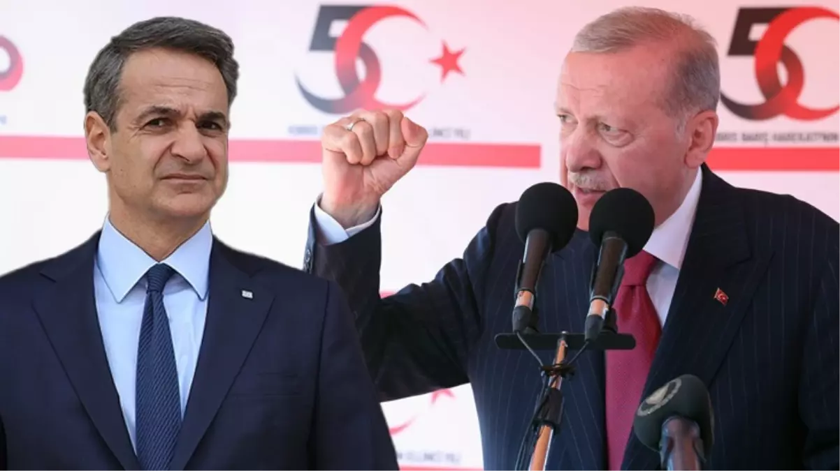 KKTC\'de konuşan Cumhurbaşkanı Erdoğan: Miçotakis\'e sataşma dedim