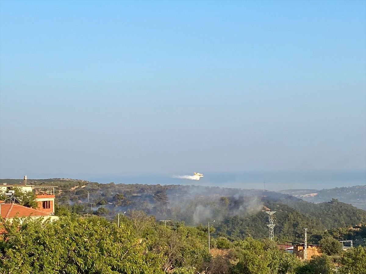 Çanakkale\'deki Orman Yangını Kontrol Altına Alındı