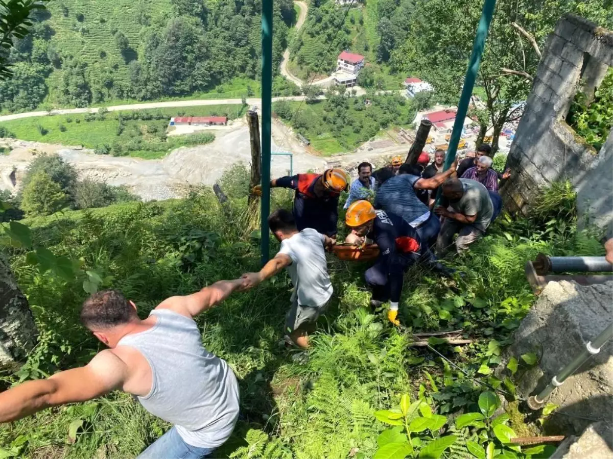 Rize\'de Çay Toplarken Elektrik Akımına Kapılan Genç Hayatını Kaybetti