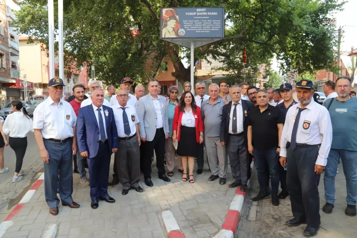 Turgutlu Belediyesi, Kıbrıs şehidi Yusuf Şahin\'in adını parka verdi