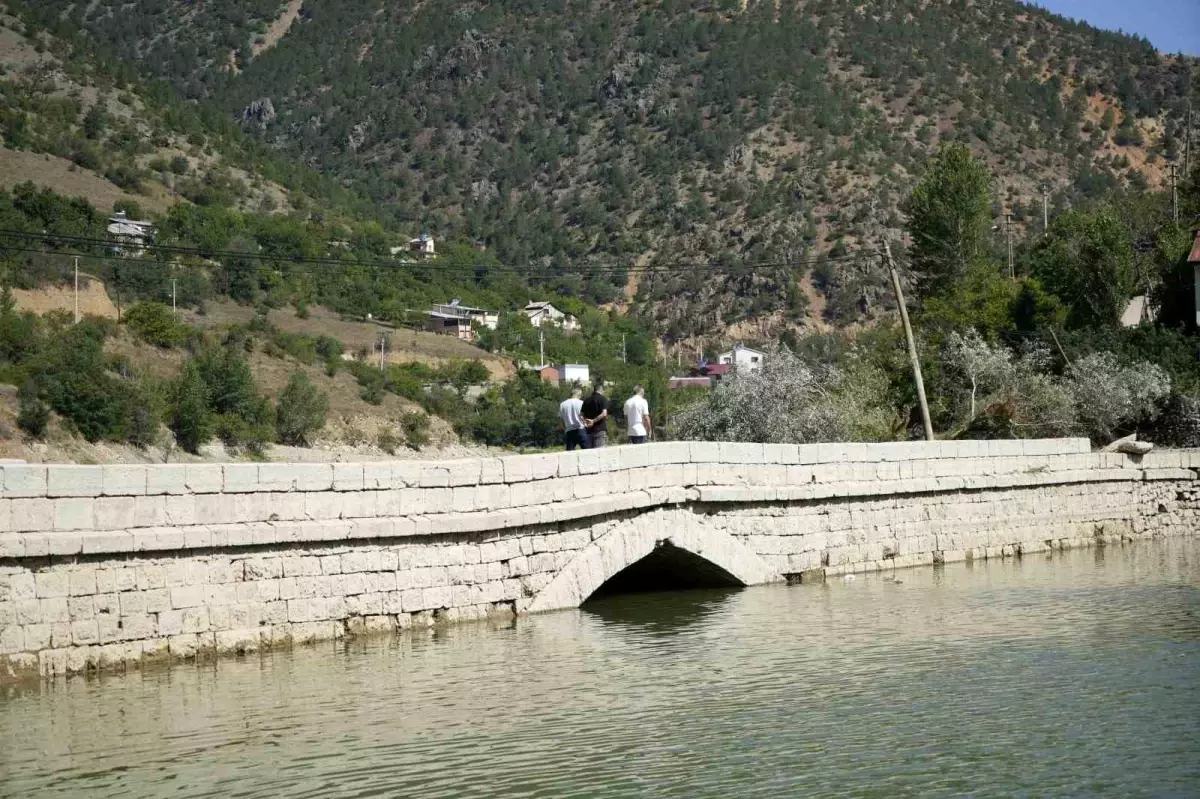 Gümüşhane\'de Tarihi Köprü Sular Altında Kalıyor