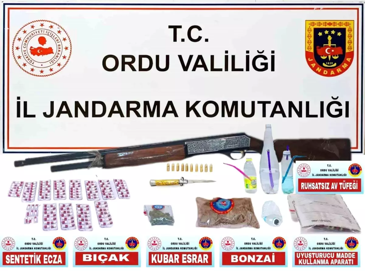 Ordu\'da yapılan uyuşturucu operasyonunda 6 kişi tutuklandı