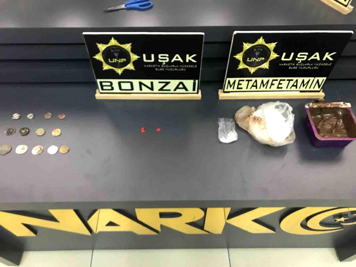 Uşak\'ta Uyuşturucu Operasyonunda 2 Kişi Tutuklandı