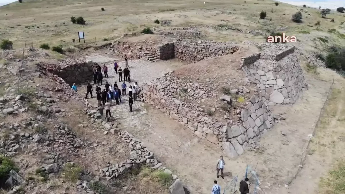 Yozgat\'ta bulunan Pteria Antik Kenti\'nde kazı çalışmaları kısa sürdü