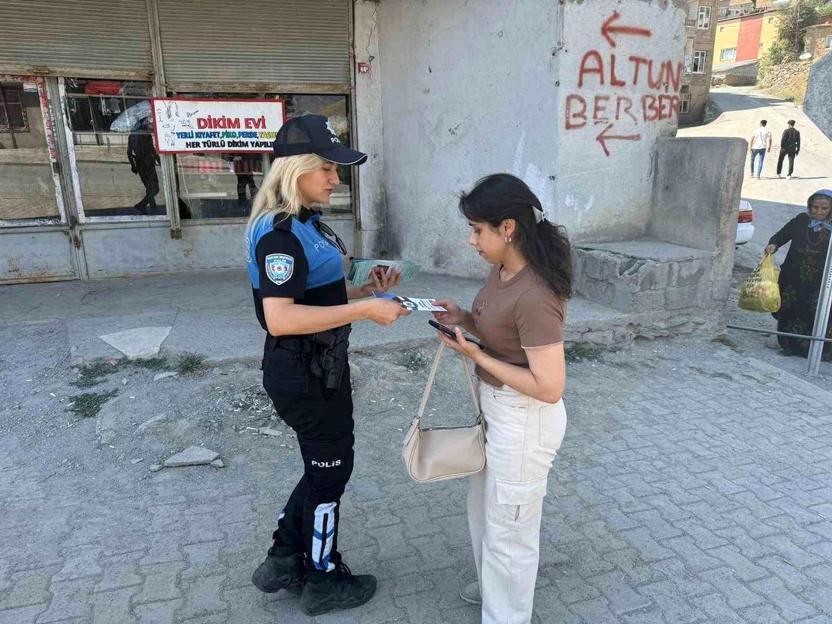 Hakkari Emniyet Müdürlüğü Vatandaşları Dolandırıcılığa Karşı Uyarıyor