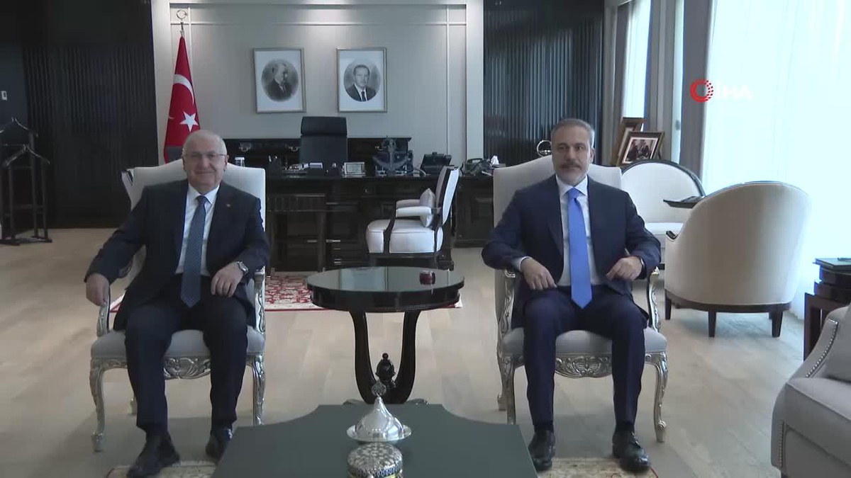 Bakan Fidan, Bakan Güler\'i makamında ağırladı