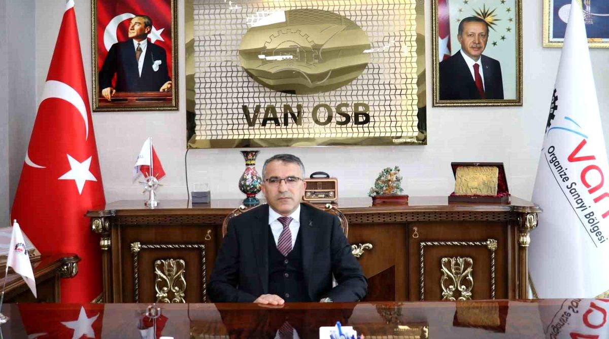 Van Organize Sanayi Bölgesi Başkanı Memet Aslan, Gazeteciler ve Basın Bayramı\'nı kutladı