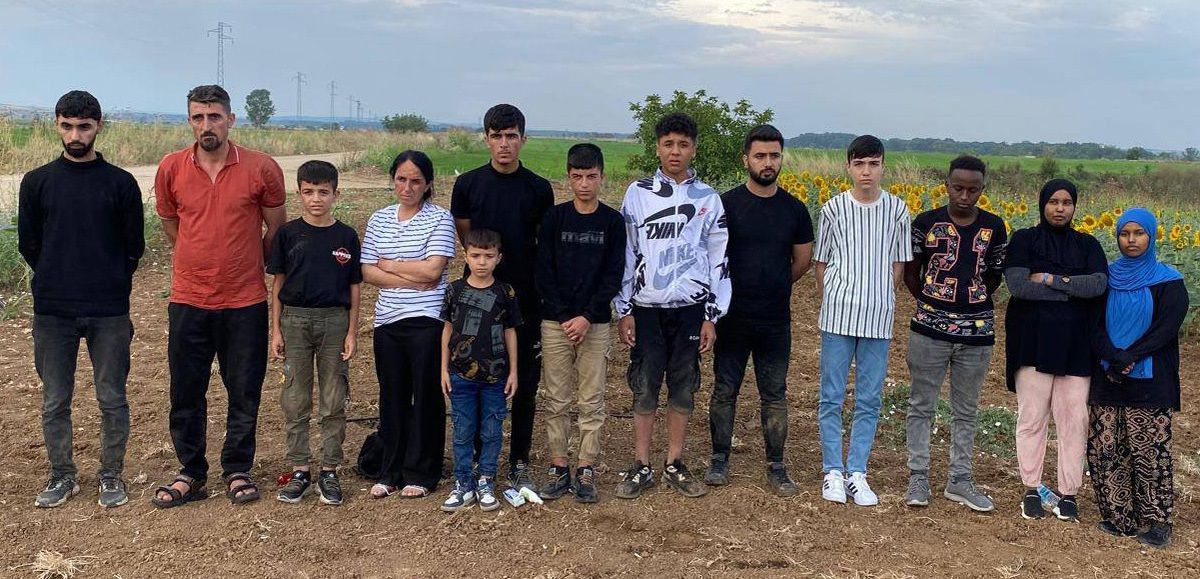 Edirne\'de 20 kaçak göçmen yakalandı