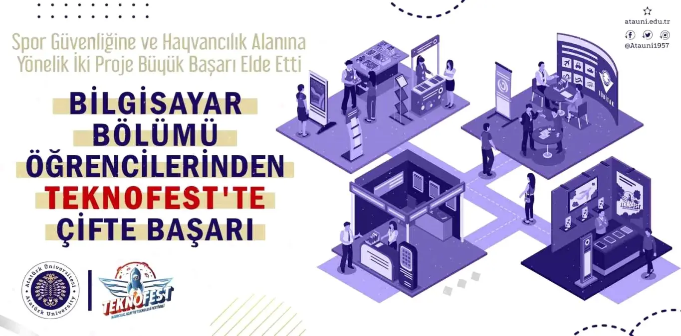 Atatürk Üniversitesi Bilgisayar Mühendisliği Öğrencileri TEKNOFEST 2024\'te Türkiye Derecesi Elde Etti