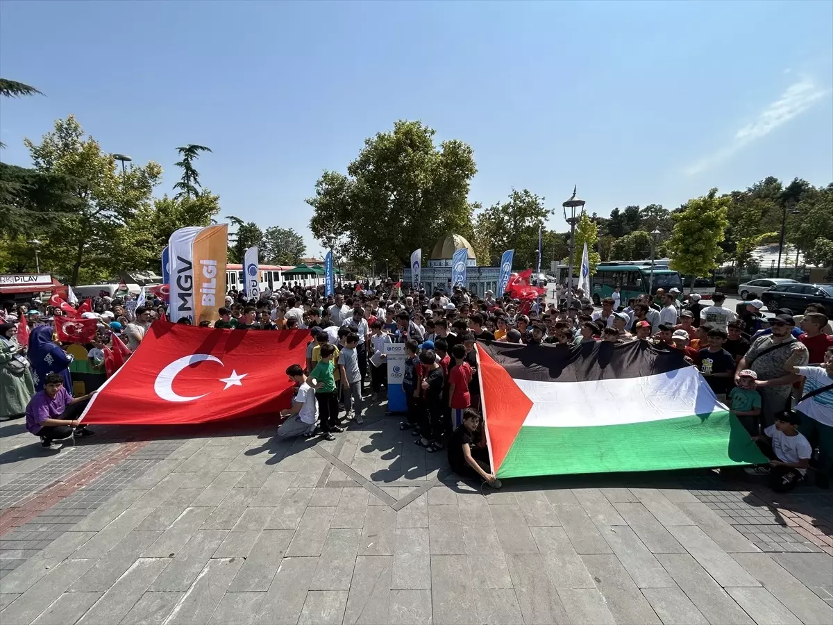 Konya\'da İsrail\'in Gazze\'ye yönelik saldırıları protesto edildi