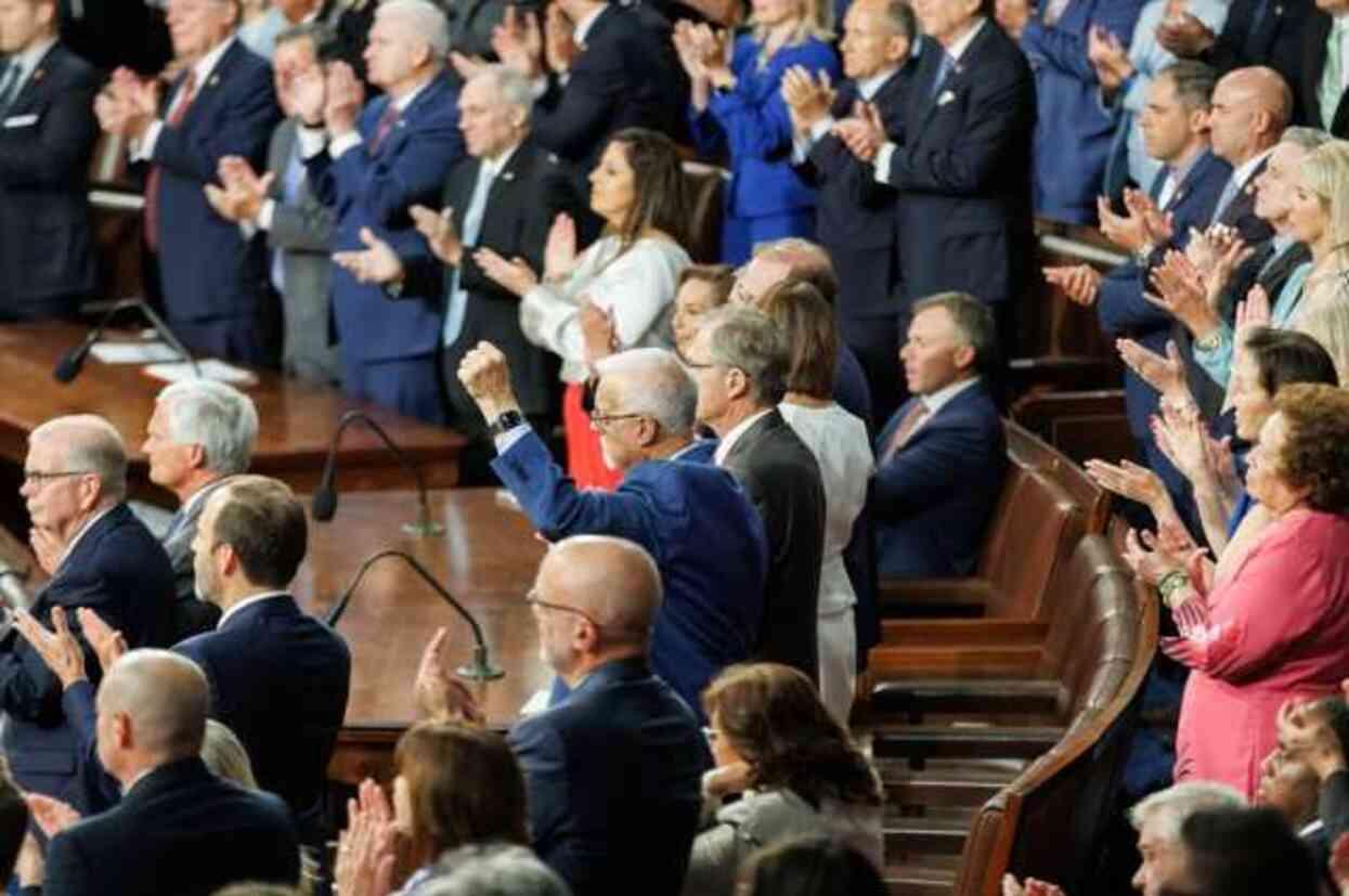 Natenyahu'ya ABD Kongresi'nde alkış tufanı! Skandal görüntülere Türkiye'den tepki