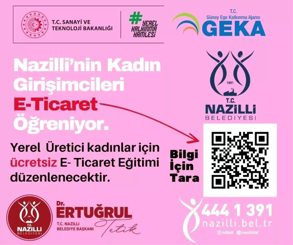 Nazilli\'nin Kadın Girişimcileri E-Ticaret Öğreniyor