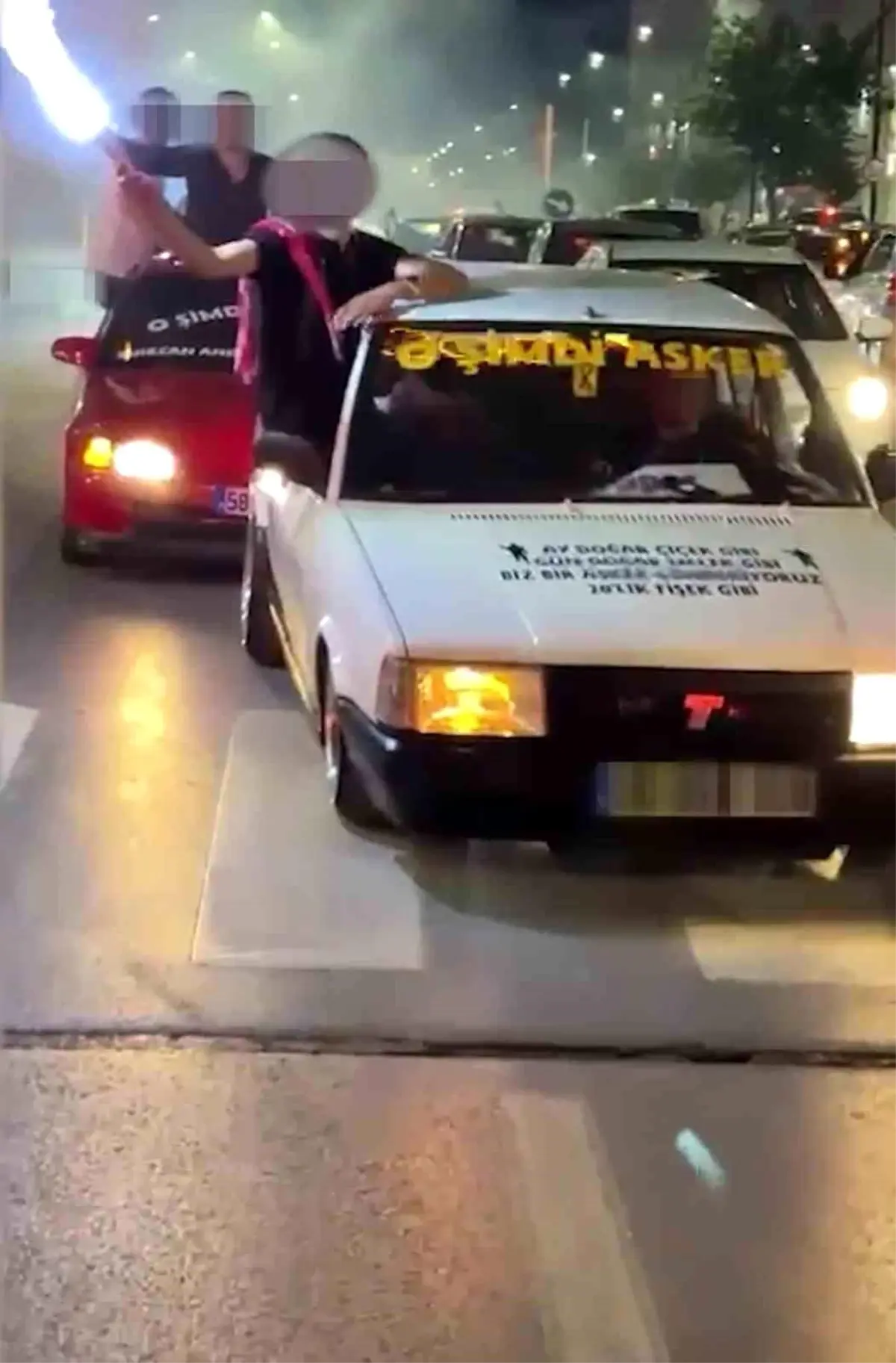 Sivas\'ta Gürültü Yapan Düğün Konvoyuna Para Cezası