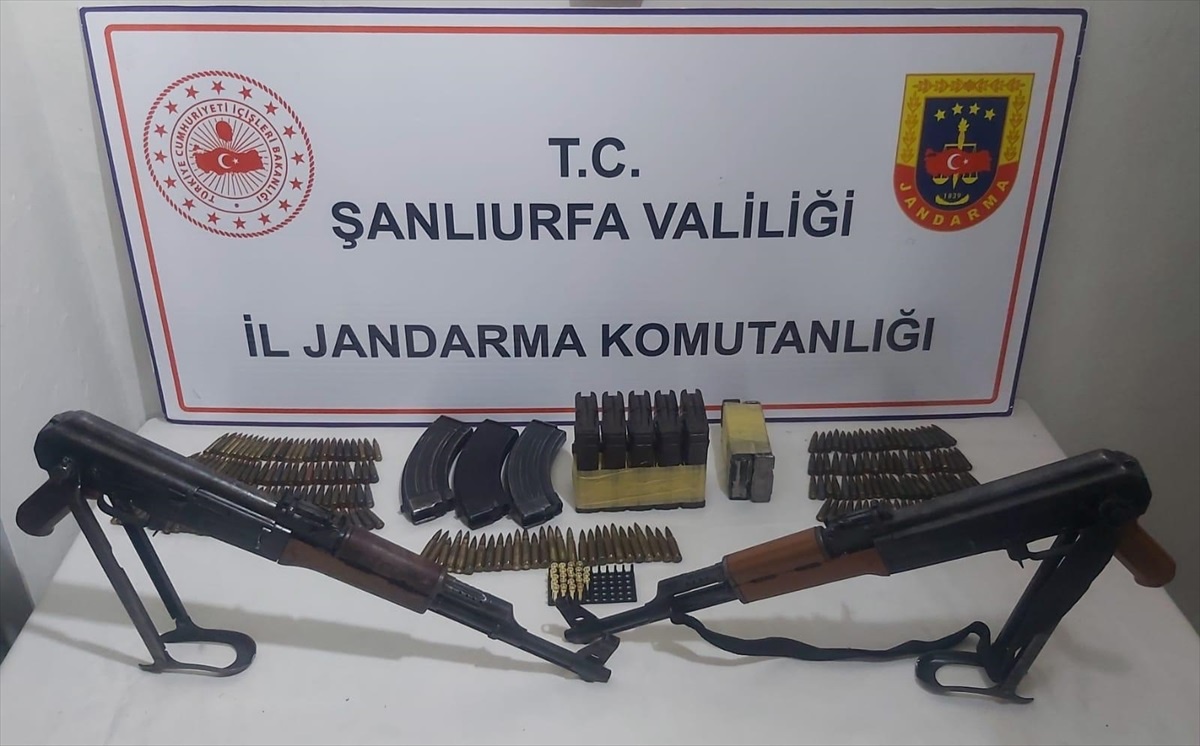 Şanlıurfa\'da silah kaçakçılığı operasyonunda 2 uzun namlulu tüfek ele geçirildi