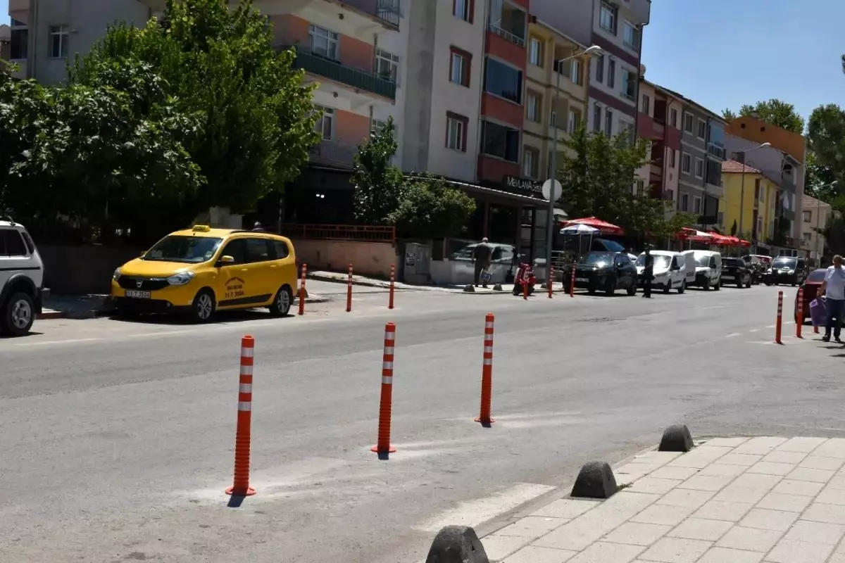 Söğüt\'te trafik kazalarını önlemek için kasis uygulaması yapıldı