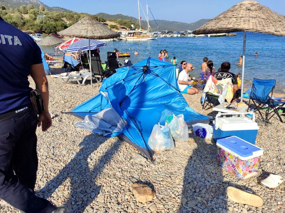 Bodrum\'da Karavan ve Çadırlara Denetim