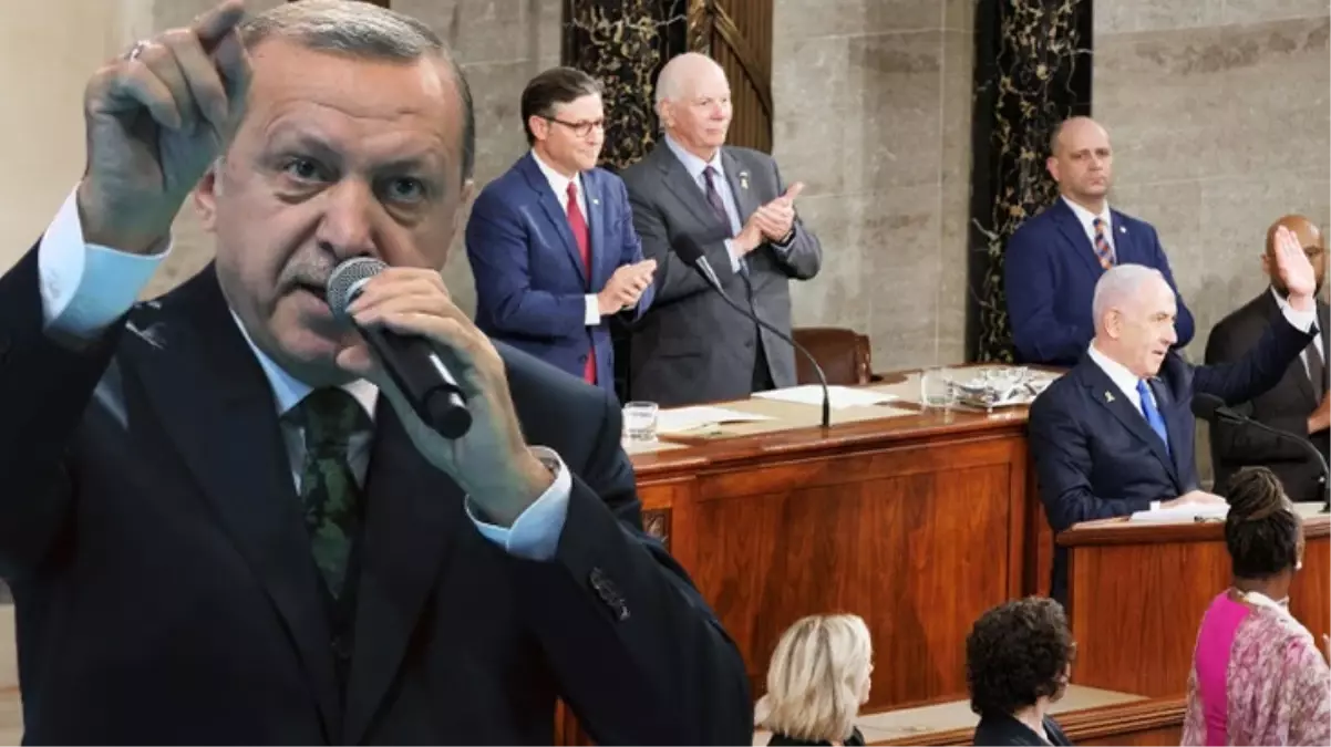 Cumhurbaşkanı Erdoğan\'dan Netanyahu\'nun ABD Kongresi\'ndeki konuşmasına ilk tepki