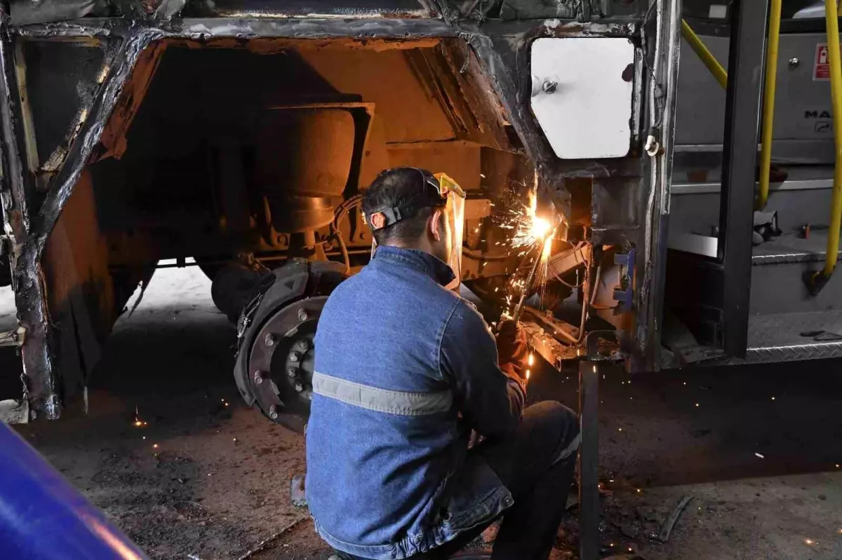 EGO Otobüslerinin Bakım ve Onarımı Kendi Atölyelerinde Yapılıyor